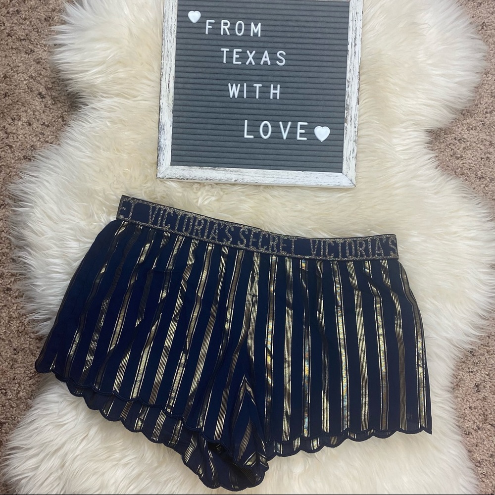 Victoria’s Secret Blue & Good Pijama Shorts Sz S